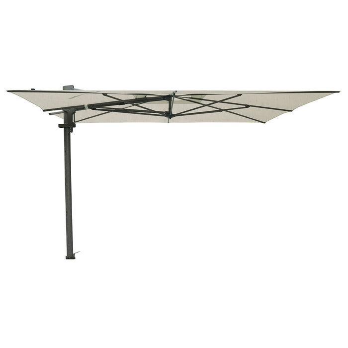 Madison Braga zweefparasol 355x300 cm - mellow silver olefin