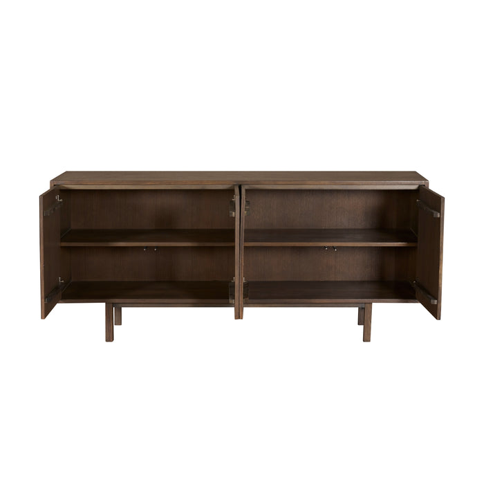 Dressoir Tomar - Bruin|Hout - Noten - Hout