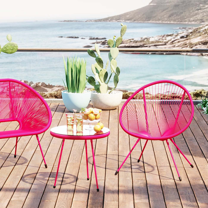 Kare Design Acapulco Mono tuinmeubelair - roze