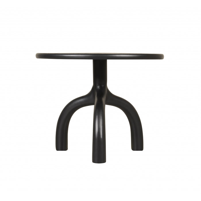 Salontafel Rora - Zwart - Glas - 60x48x60cm (BxHxD)