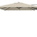 Platinum Challenger Zweefparasol T1 Premium 4x3 m. - Champagne