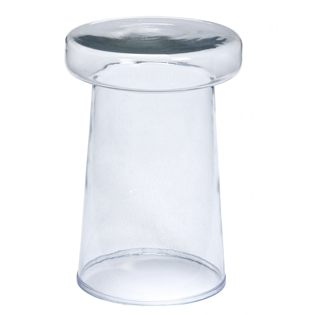 Bijzettafel Roeka - Transparant - Glas