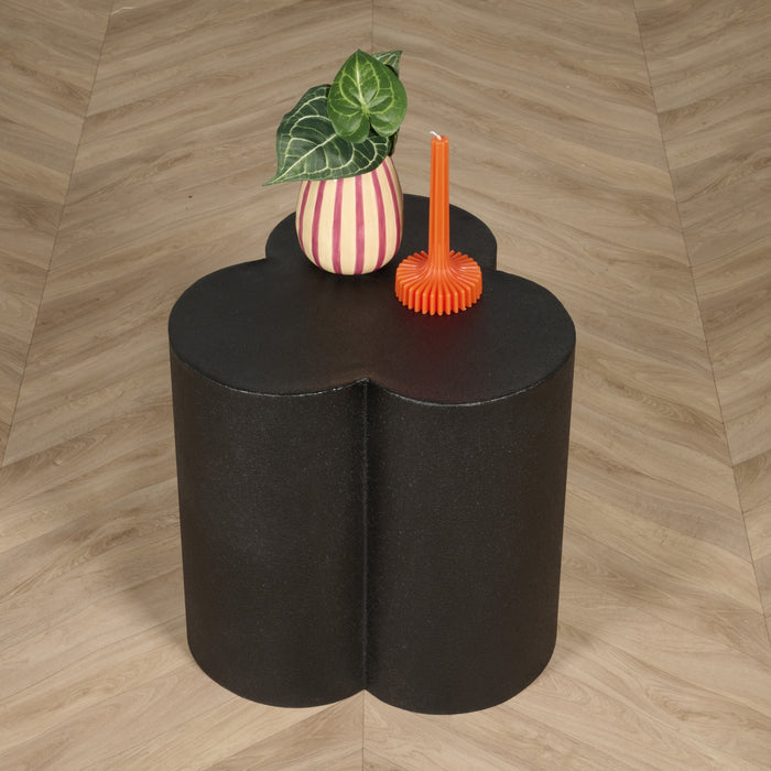 Bijzettafel Chatou - Zwart - Metaal - 45x46x46cm (BxHxD)