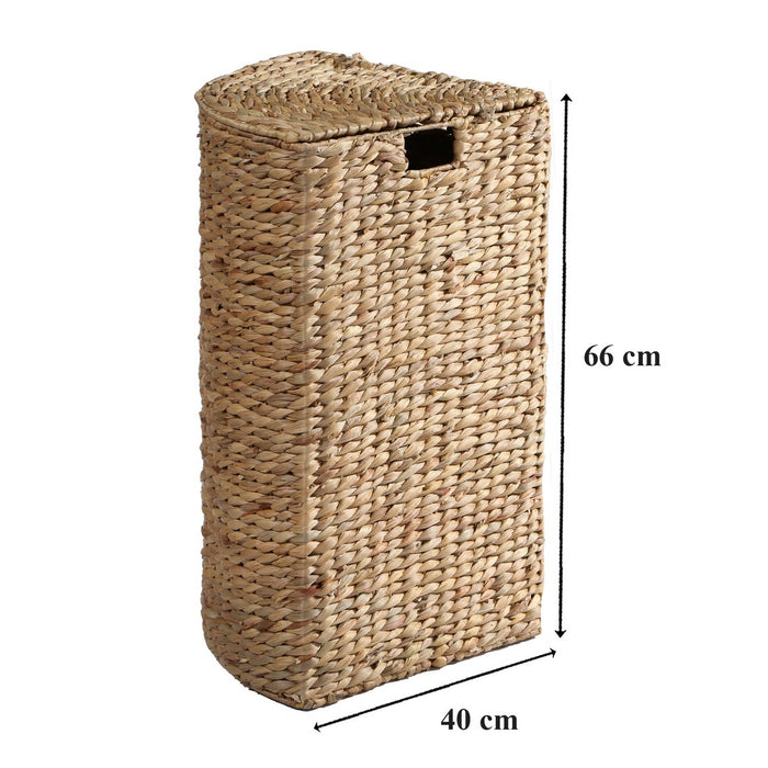 Calicosy - Wasmand van waterhyacint - B40 x H66 cm