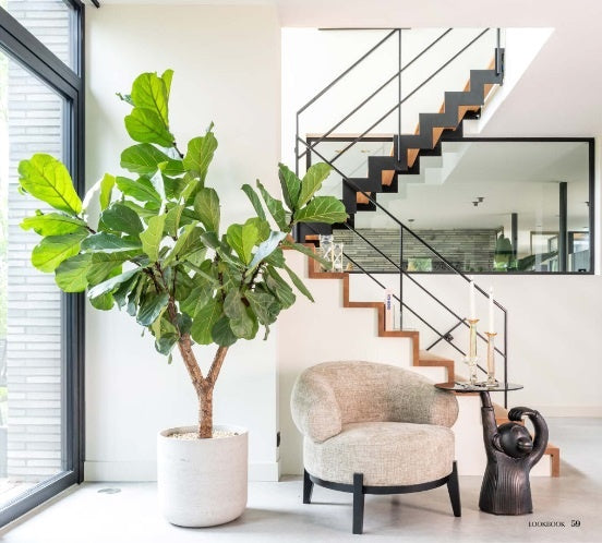 Richmond Interiors Ape Bijzettafel Brons | Glas