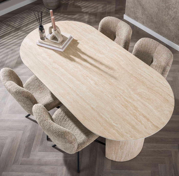 AnLi Style Eetkamertafel 180 Romano arch ceramic