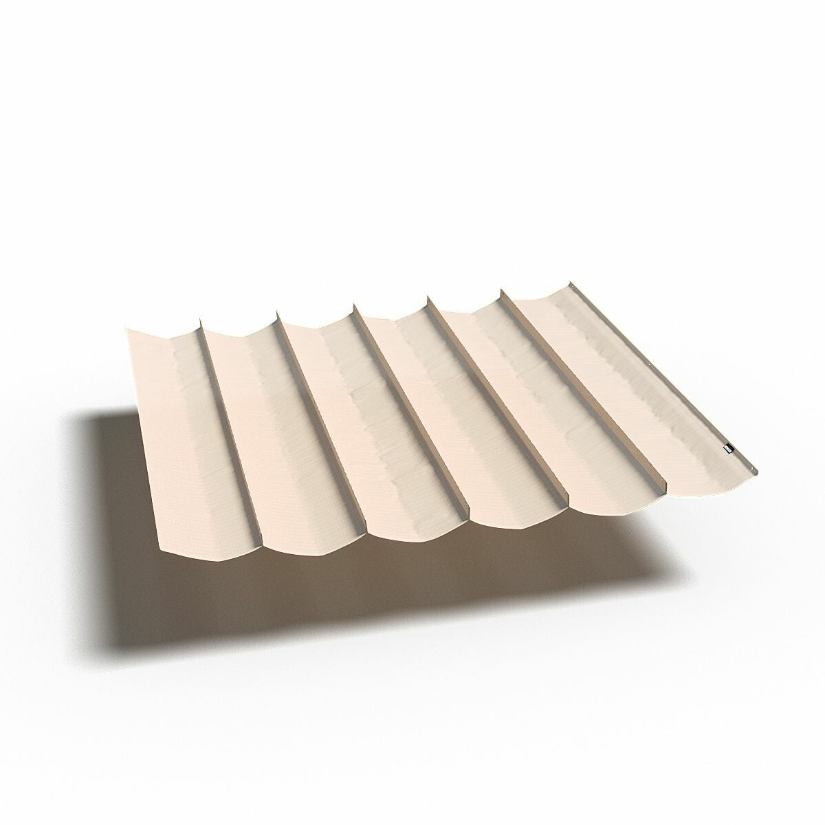 Harmonica schaduwdoek - 290 x 300 cm - Gebroken Wit