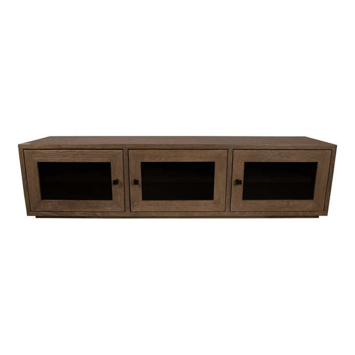 PTMD Oak TV Cabinet Armarium Glay