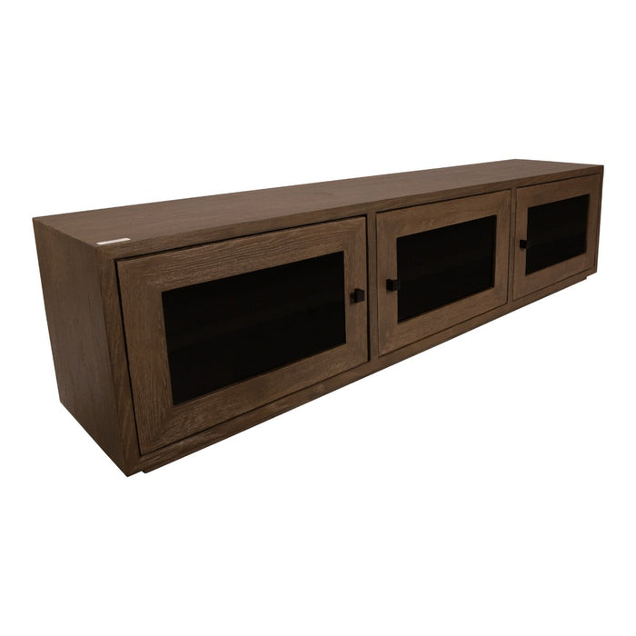 PTMD Oak TV Cabinet Armarium Glay