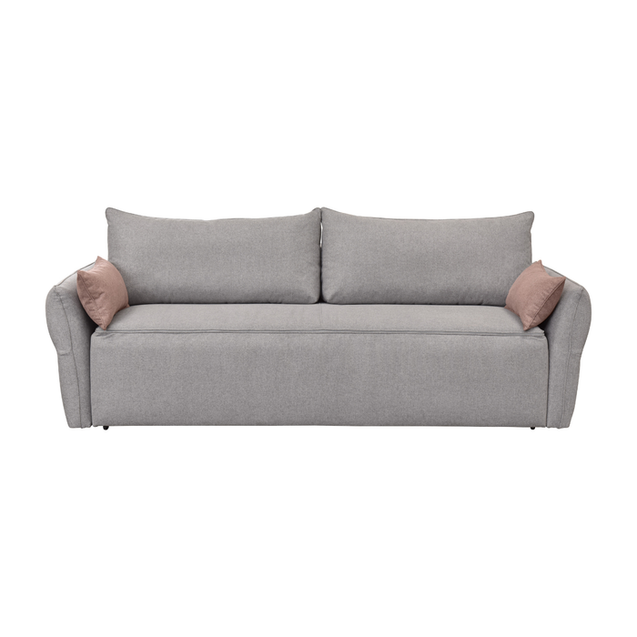 Calicosy - Slaapbank 3-zits in stof B238 cm - LAGOS - Grijs