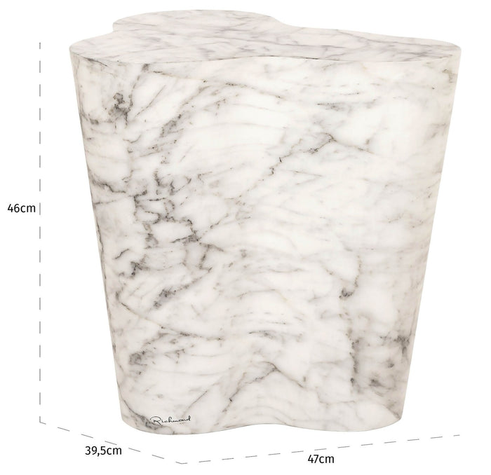 Richmond Interiors Rockyard Organische Bijzettafel Wit