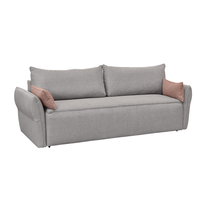 Calicosy - Slaapbank 3-zits in stof B238 cm - LAGOS - Grijs