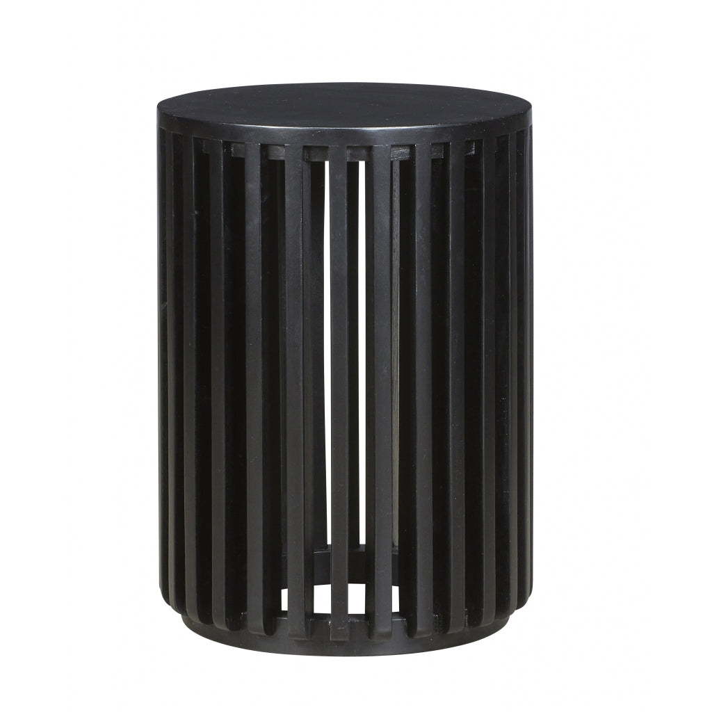 Bijzettafel Capelle - Zwart - Hout - 35x48x35cm (BxHxD)