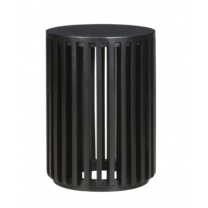 Bijzettafel Capelle - Zwart - Hout - 35x48x35cm (BxHxD)