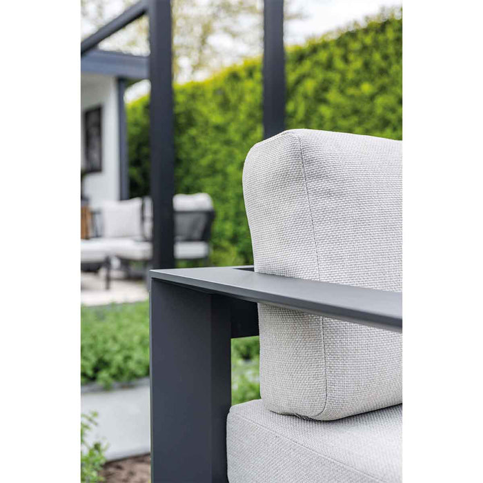 Garden Impressions Malakka loungeset 3-delig - donker grijs