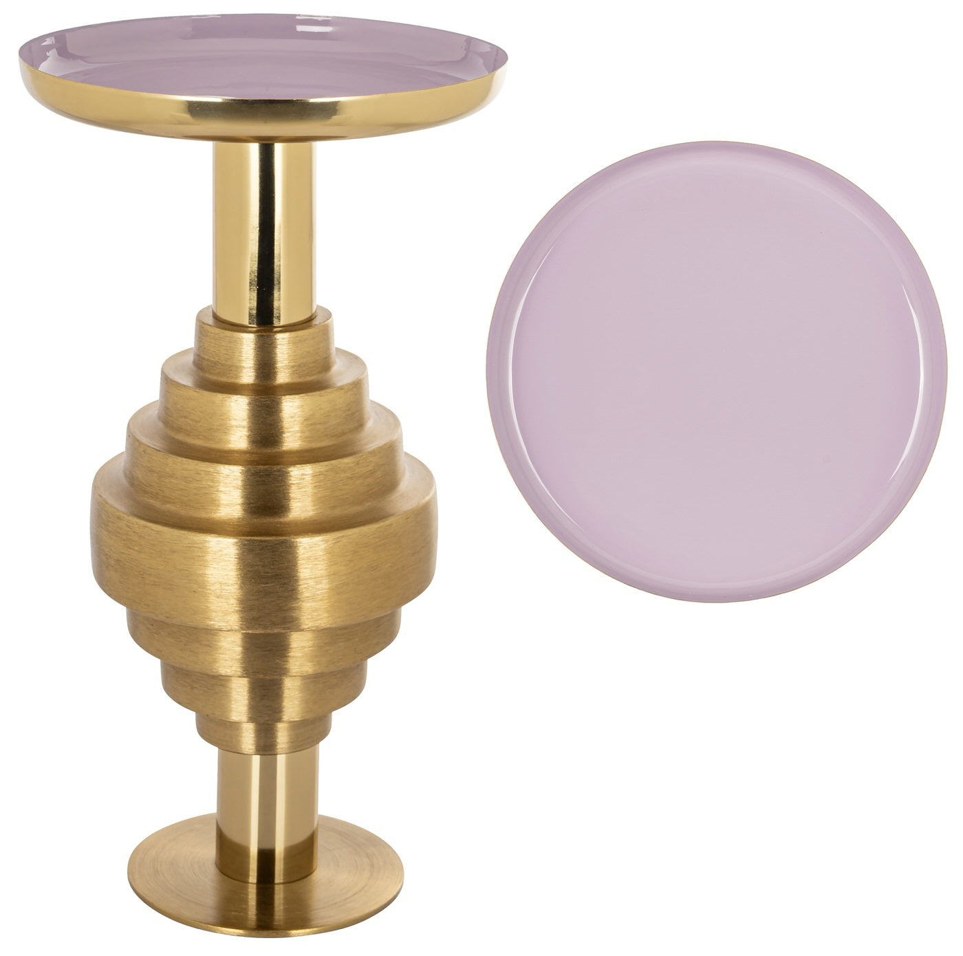 Richmond Interiors Empire Bijzettafel Goud | Paars