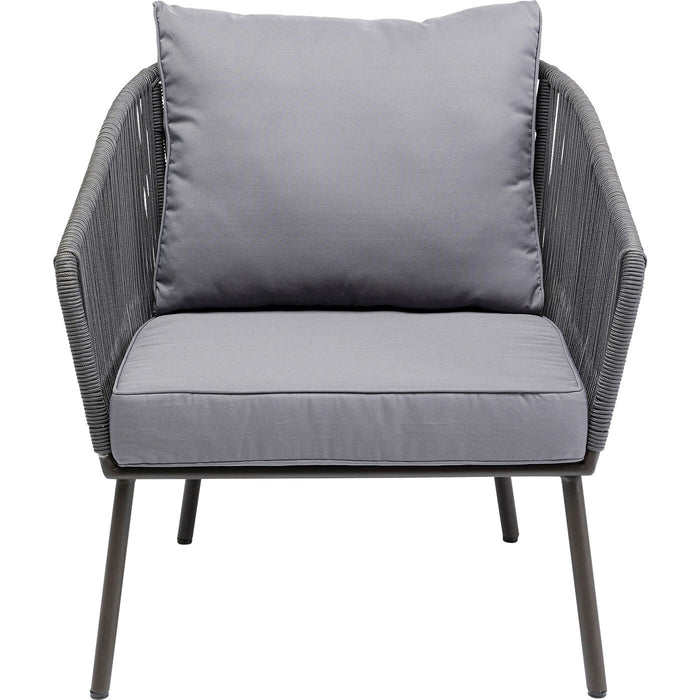 Kare Design Elba Tuinfauteuil - grijs