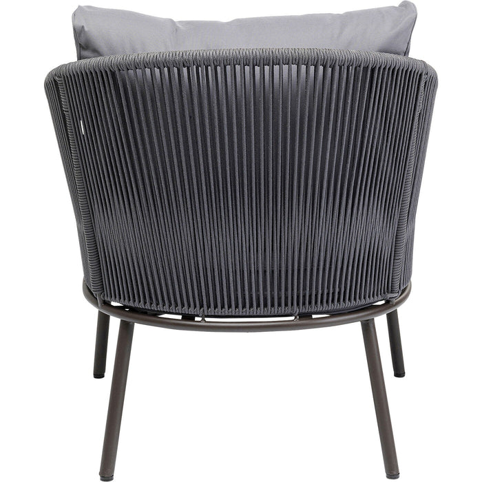 Kare Design Elba Tuinfauteuil - grijs