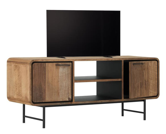 DTP Home TV stand Evo small, 2 doors, 2 open racks,60x145x40 cm, re...