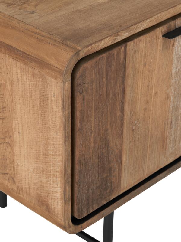 DTP Home TV stand Evo small, 2 doors, 2 open racks,60x145x40 cm, re...