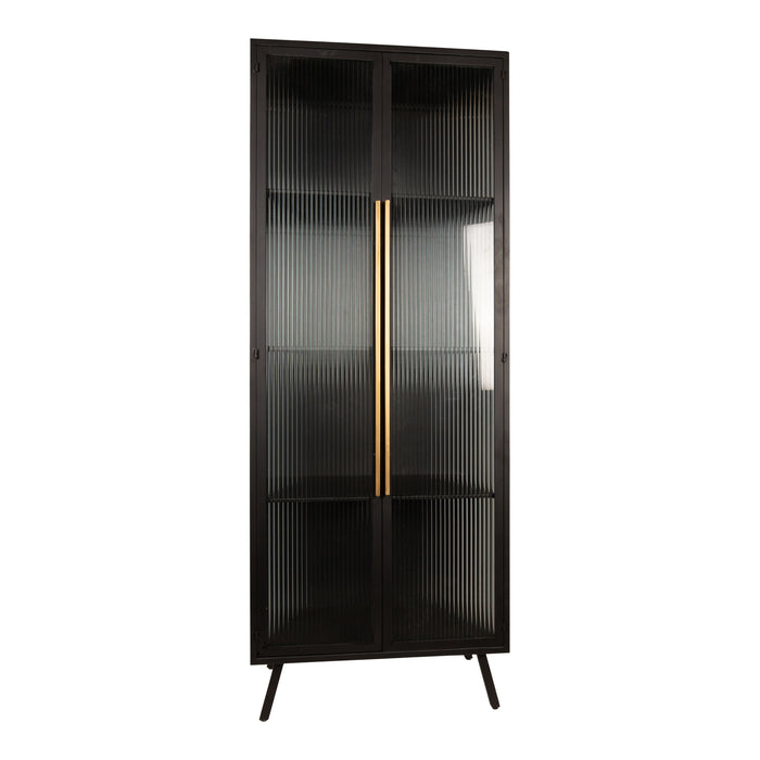 PTMD Caeleen Cabinet Black And Gold