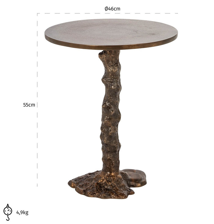 Richmond Interiors Misty Bijzettafel Brons