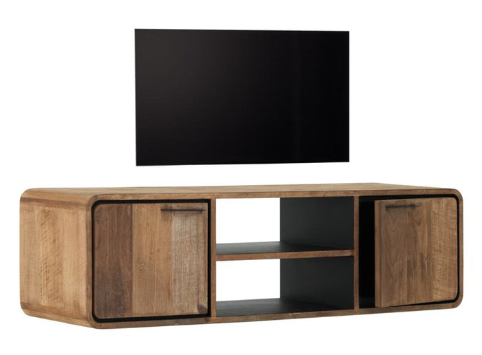 DTP Home Hanging TV stand Evo small, 2 doors, 2 open racks,40x145x4...