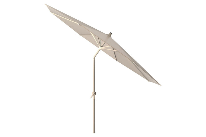 Platinum Riva stokparasol 3 m. rond - Sandstone Ivory