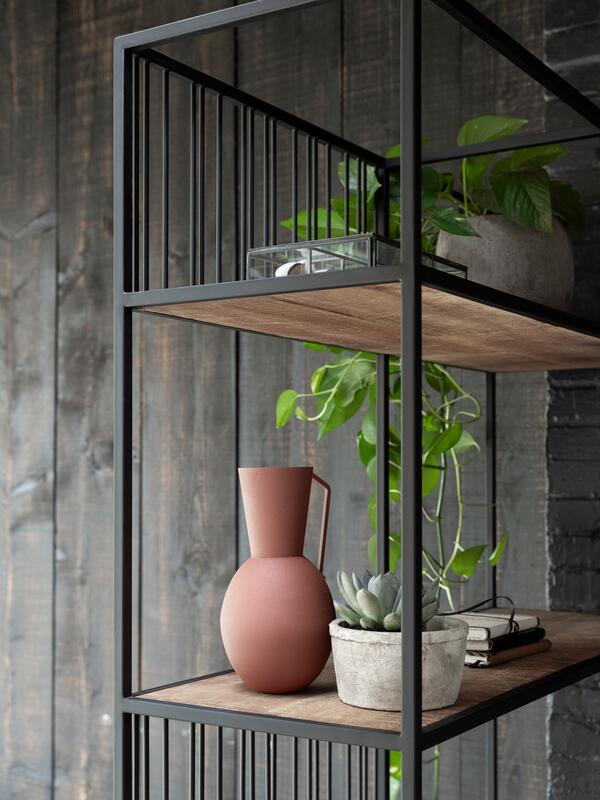 DTP Home Bookrack | Roomdivider Barra small, 5 shelves,210x95x35 cm...