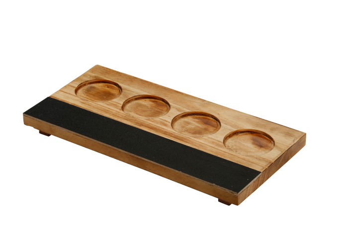 Bar Professional Proeverijdisplay Tools 4-vaks Hout