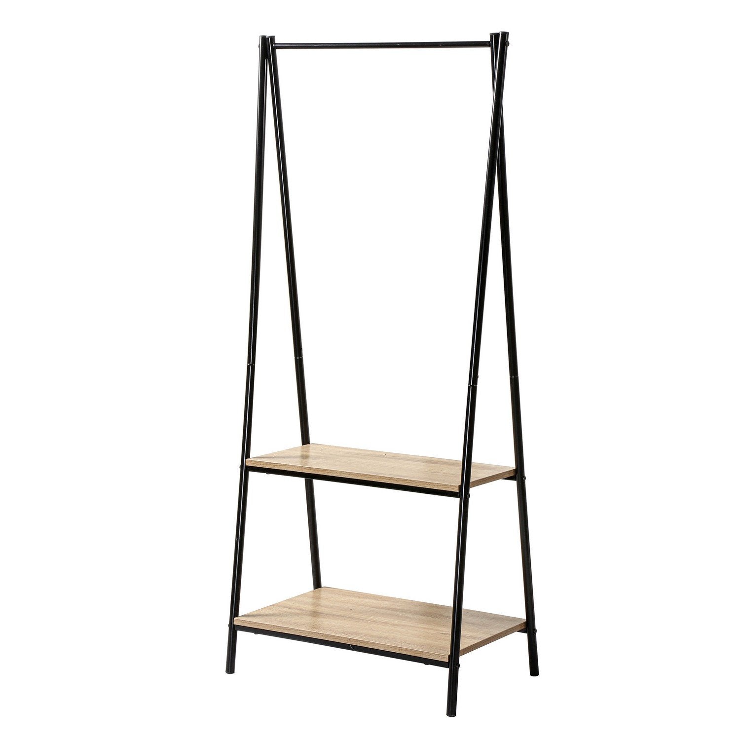 Calicosy - Rek met 2 planken in industriële stijl - H151 cm