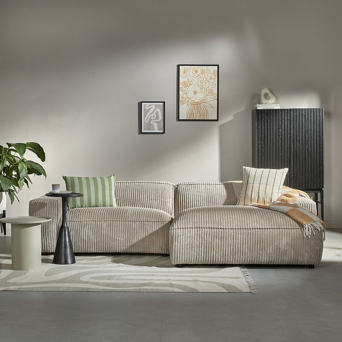 by fonQ Linen Stripe Sierkussen 40 x 60 cm - Groen