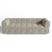 3-zits taupe chenille fluwelen bank 230cm