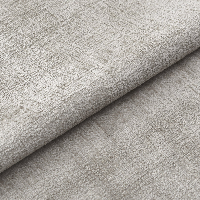 6-zits rechthoekige sofa in taupe structuurfluweel