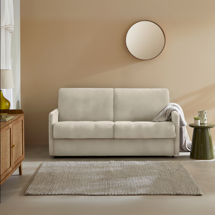 Calicosy - Slaapbank 3-zits in stof COSENZA - Beige