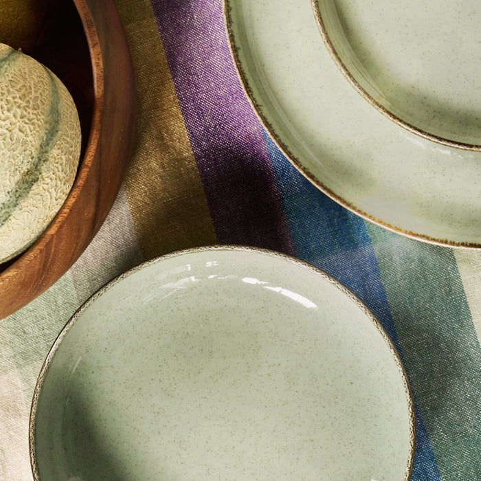 by fonQ Loods Serviesset 24-delig - Glans Mintgroen