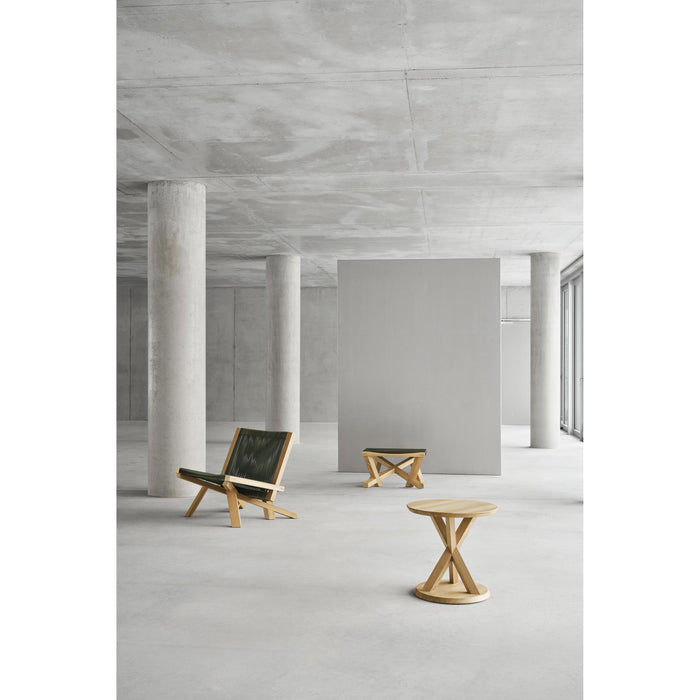 ClassiCon Volkshaus bijzettafel eiken, Black