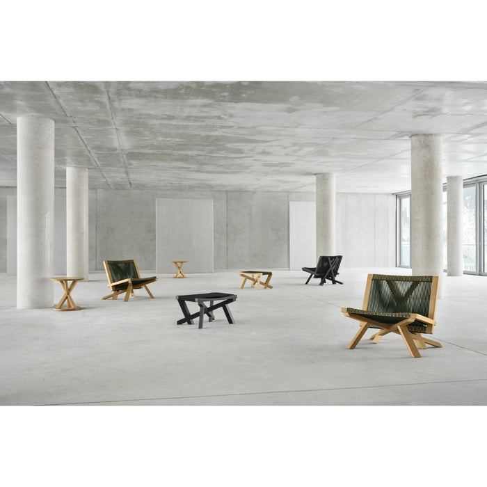 ClassiCon Volkshaus bijzettafel eiken, Black