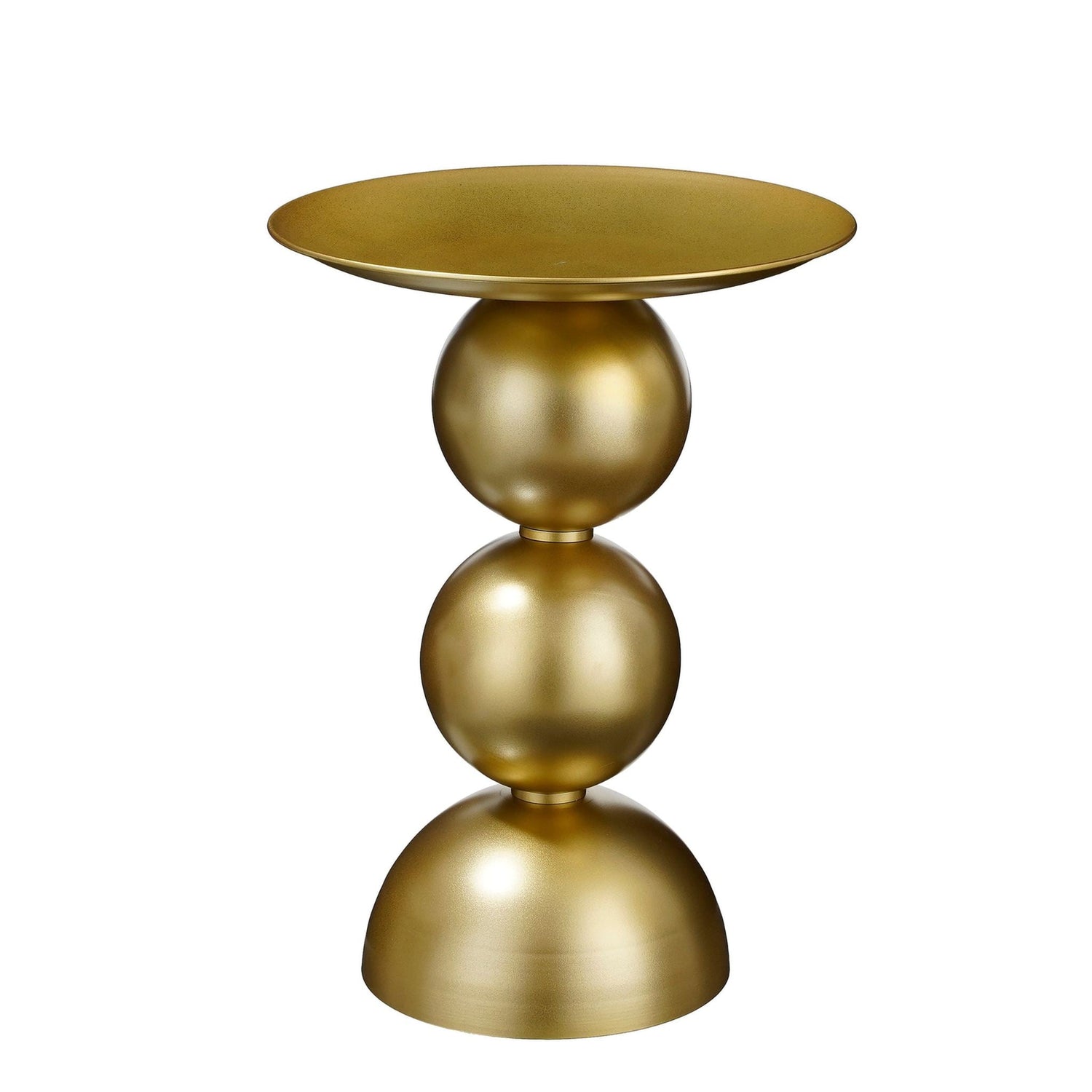 Mica Decorations Bijzettafel Nestor - 40x40x52 cm - Ijzer - Goud