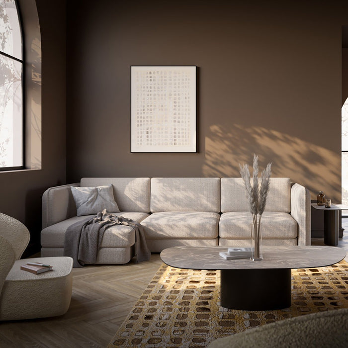Kare Design Karma Hoekbank - creme - links