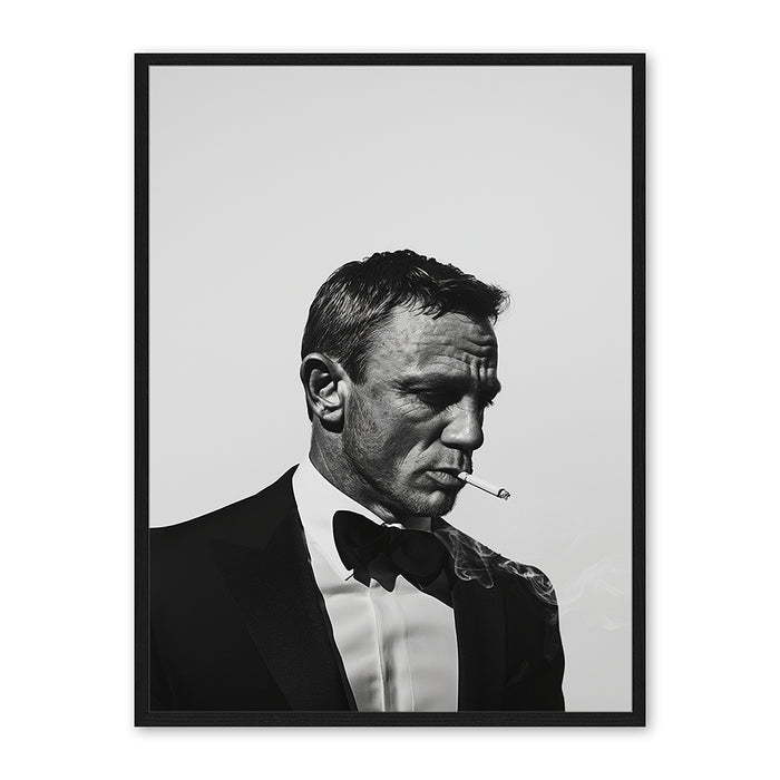 Riviera Maison - Wall Art James Bond Smoking 60x80 -
