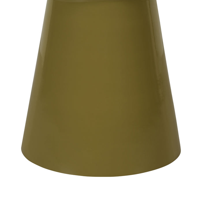 Bijzettafel Jagel - Groen - Metaal - 35x41x35cm (BxHxD)