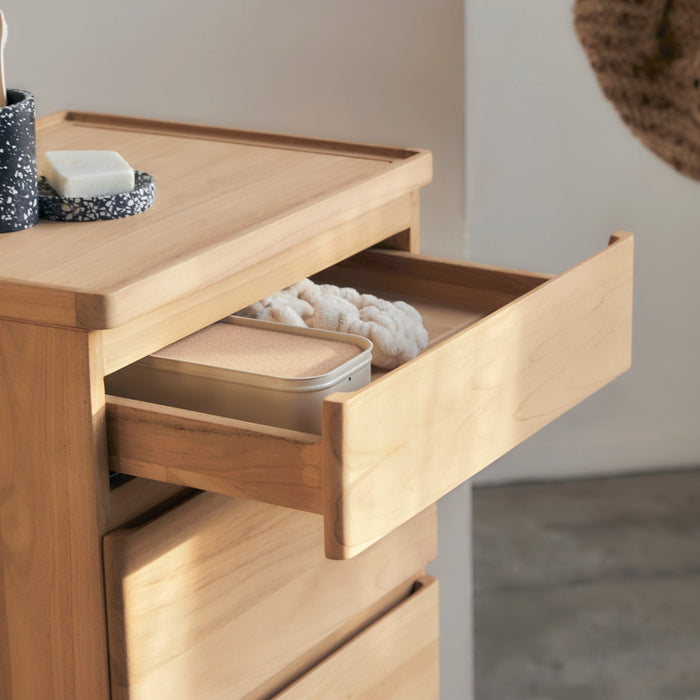 Tikamoon - Kolomkast in massief teakhout Nino