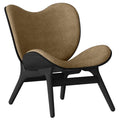 Umage A Conversation Piece Low fauteuil zwart eiken,Sugar Brown