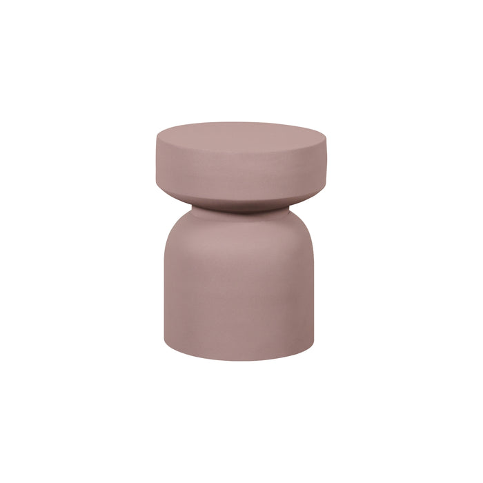 Bijzettafel Bamberg - Paars - Metaal - 34x42x34cm (BxHxD)