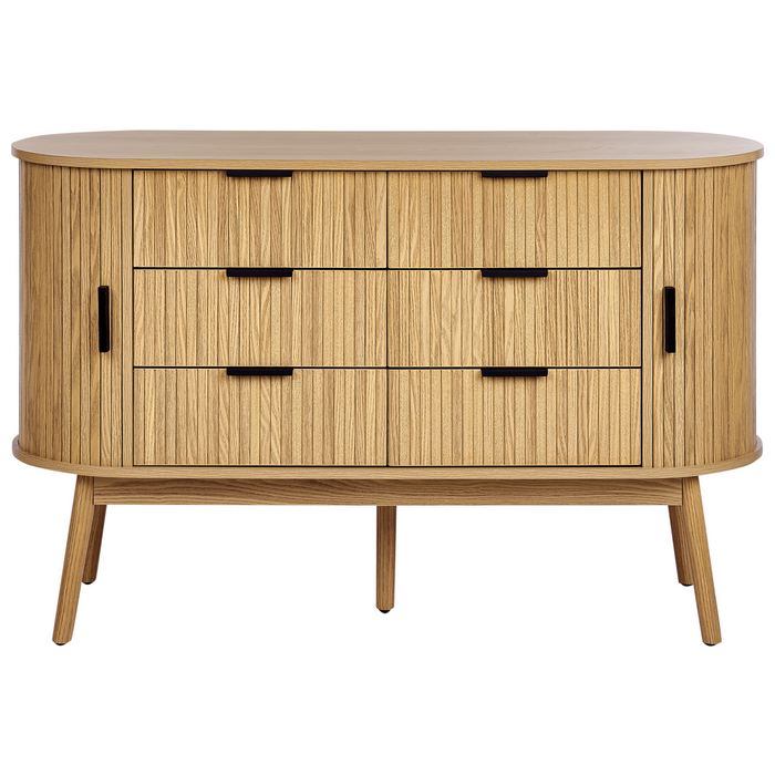 Beliani - SELAH - Dressoir - Lichthout - MDF