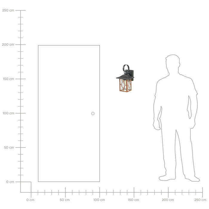 Beliani - SHAGGIE - Wandlamp - Koper - Ijzer