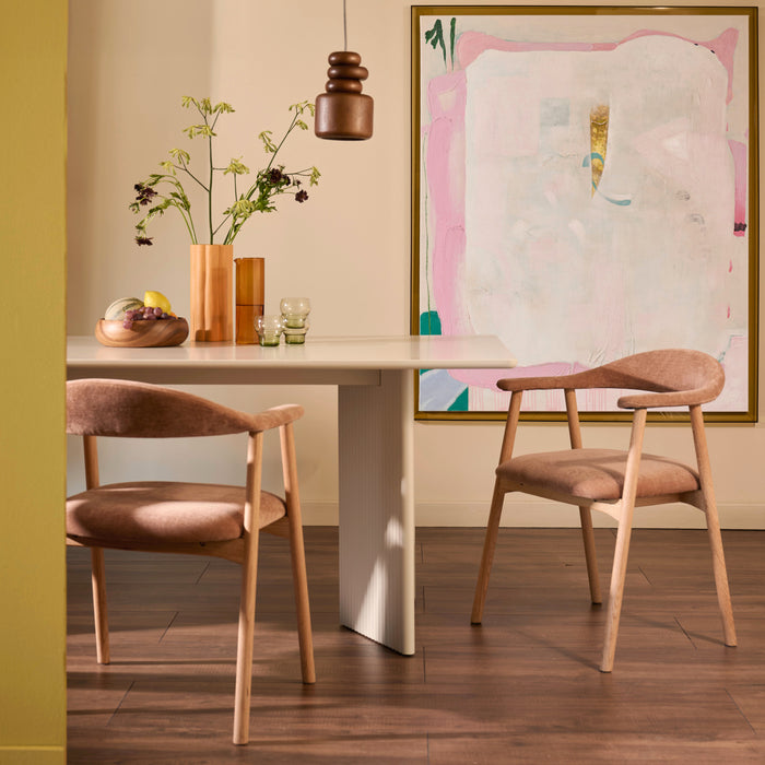 by fonQ Nordic Eetkamerstoel - Eikenhout - Rosewood