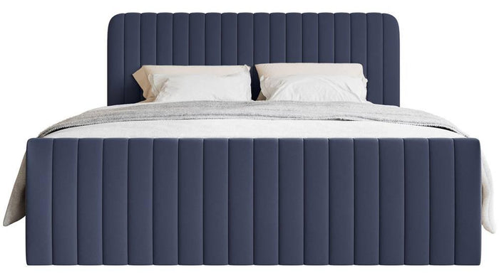 NADUVI Collection Boxspring Adrien chenille met opbergvak 160x200