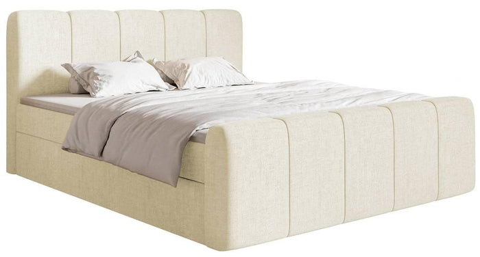 NADUVI Collection Boxspring Chloe 180x200 chenille met opbergruimte